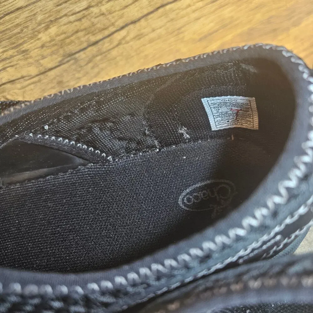 Chaco  Unisex Odyessy Sports Sandal sz 5 M BLack $54 outdoor hiking shoe
